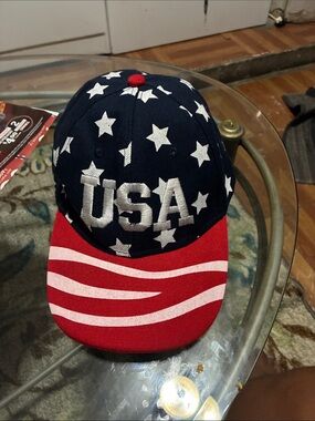 USA Star & Stripe Baseball Cap - Red, White & Blue